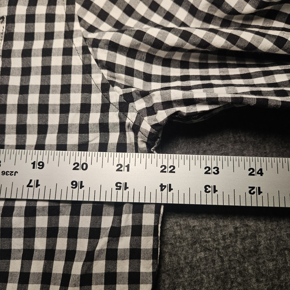 Paxton Button Down Longsleeve Shirt Black Gingham Plaid University Of Colorado L - Picture 9 of 11